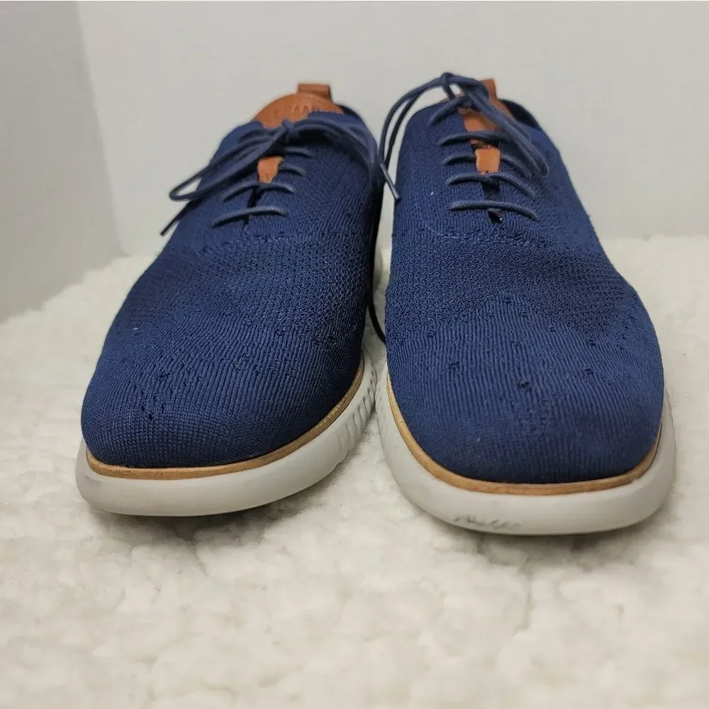 Cole Haan 2.Zerogrand Mens Oxford Shoes Size 15 Navy Stitchlite Wingtip C27562